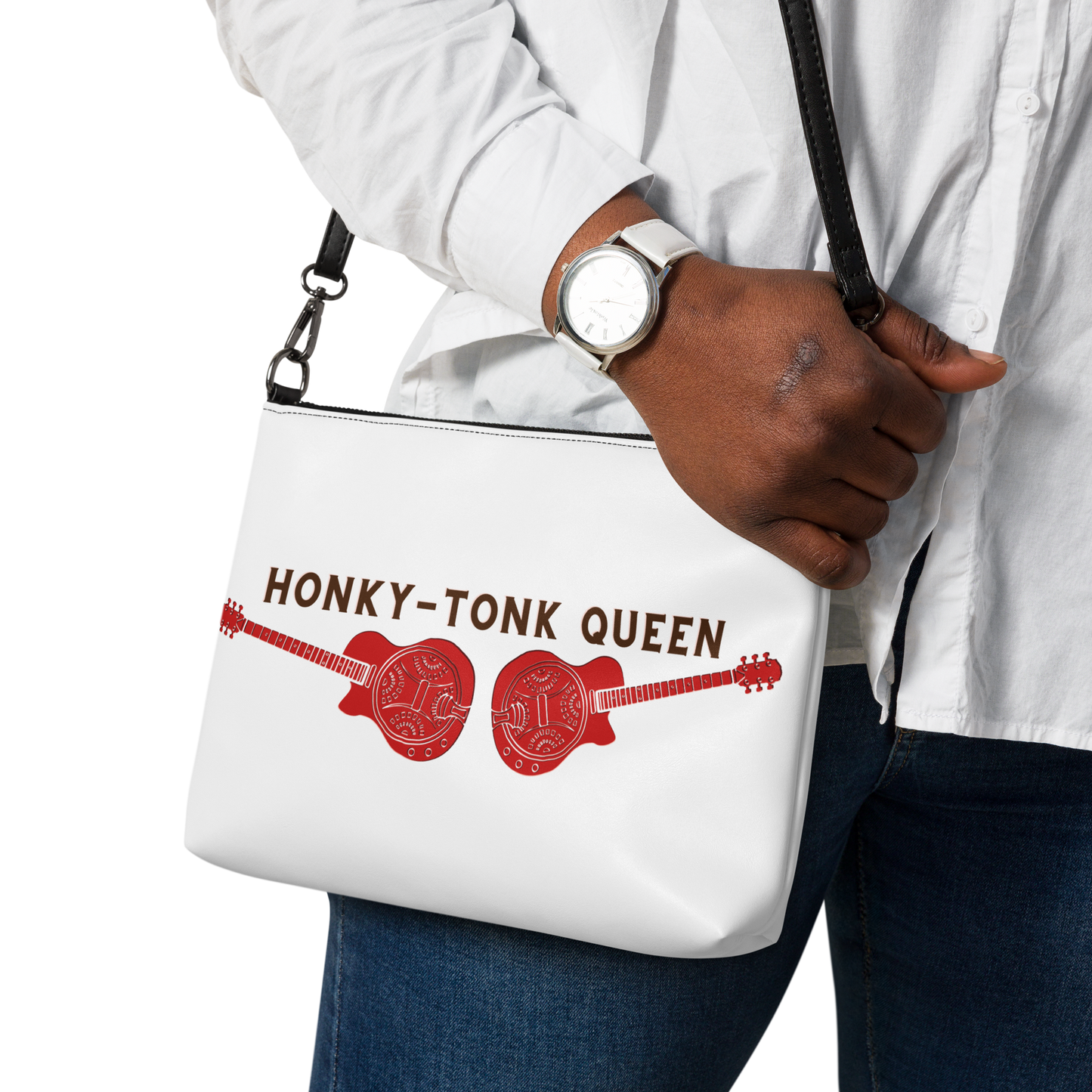 Honky-Tonk Queen Dual Guitars - Crossbody Bag