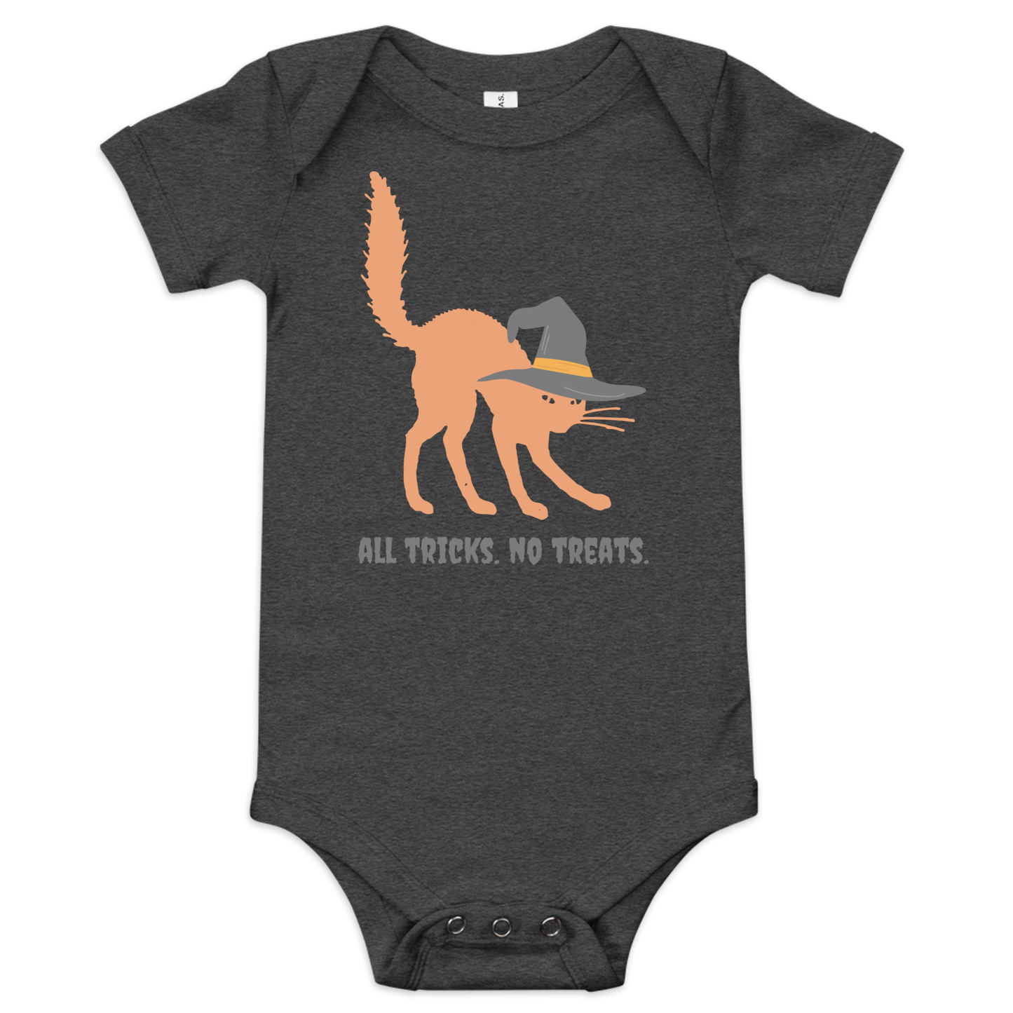 All Tricks. No Treats. - Baby Short Sleeve One Piece | Bella + Canvas