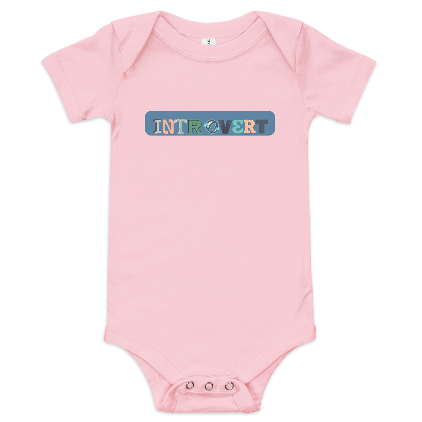 Introvert - Baby Short Sleeve One Piece | Bella + Canvas