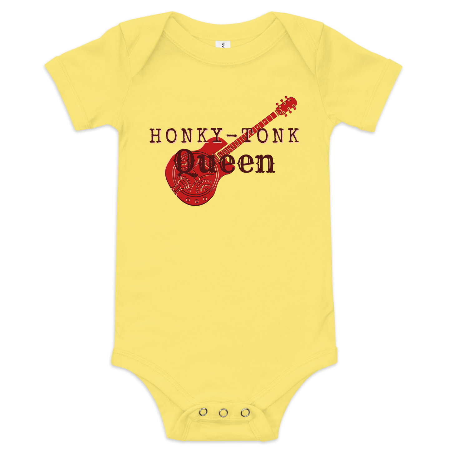 Honky-Tonk Queen - Baby Short Sleeve One Piece | Bella + Canvas