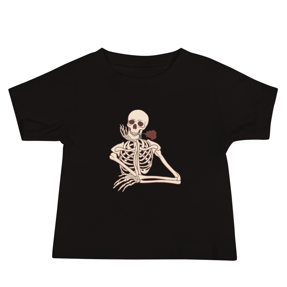 Sending Blood Red Roses - Baby Staple Tee | Bella + Canvas