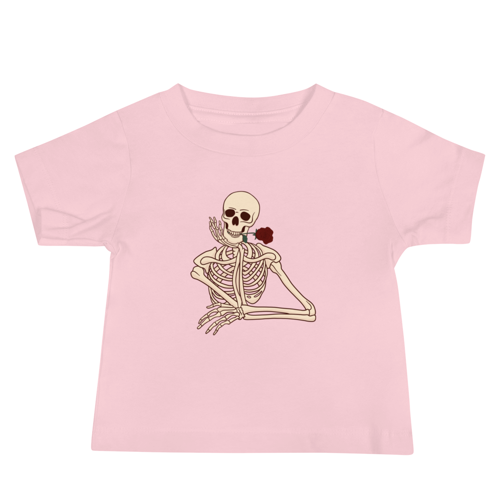 Sending Blood Red Roses - Baby Staple Tee | Bella + Canvas