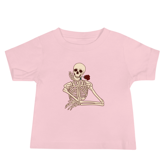 Sending Blood Red Roses - Baby Staple Tee | Bella + Canvas