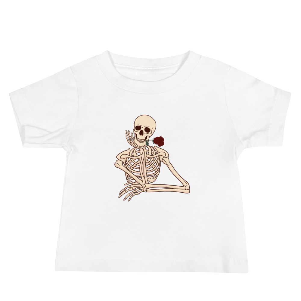 Sending Blood Red Roses - Baby Staple Tee | Bella + Canvas