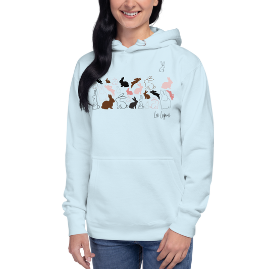 Quelque Chose: Les Lapins - Unisex Premium Hoodie | Cotton Heritage