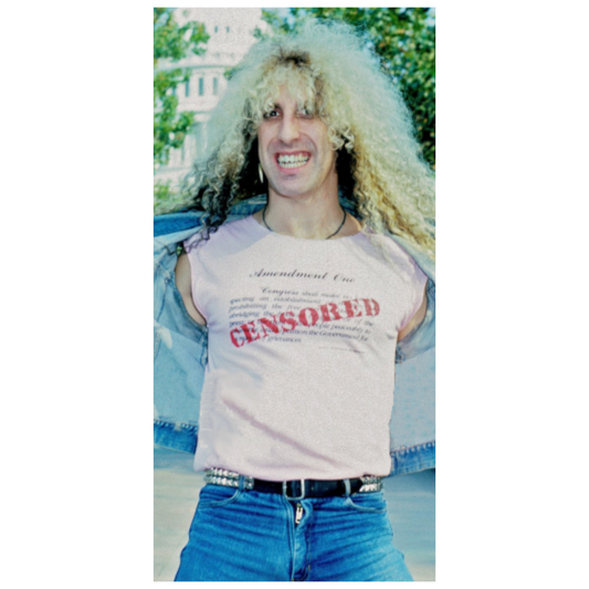 Amendment One CENSORED - 3/4 Sleeve Raglan Shirt | Tultex
