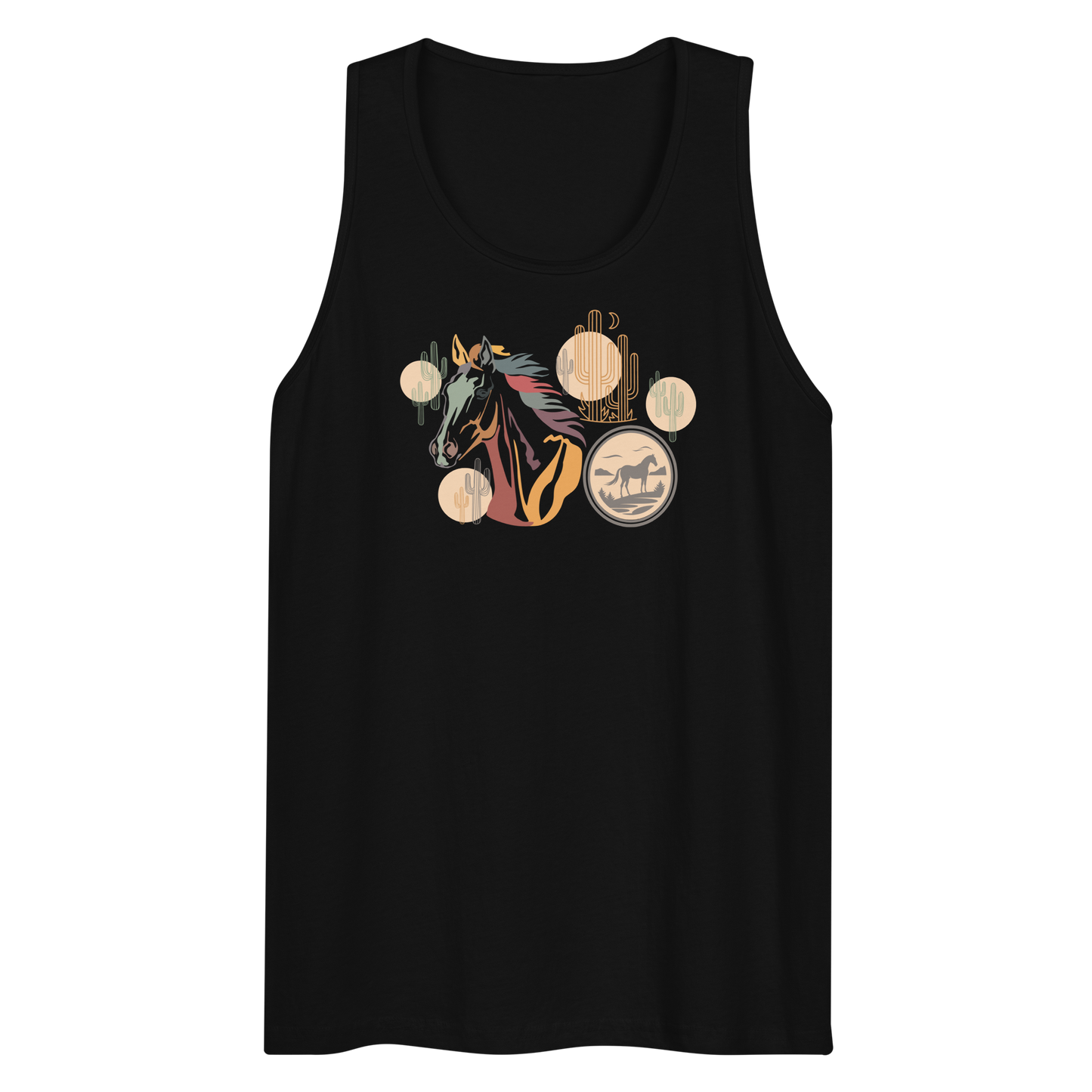 Horse Head - Men's Premium Tank Top | Cotton Heritage