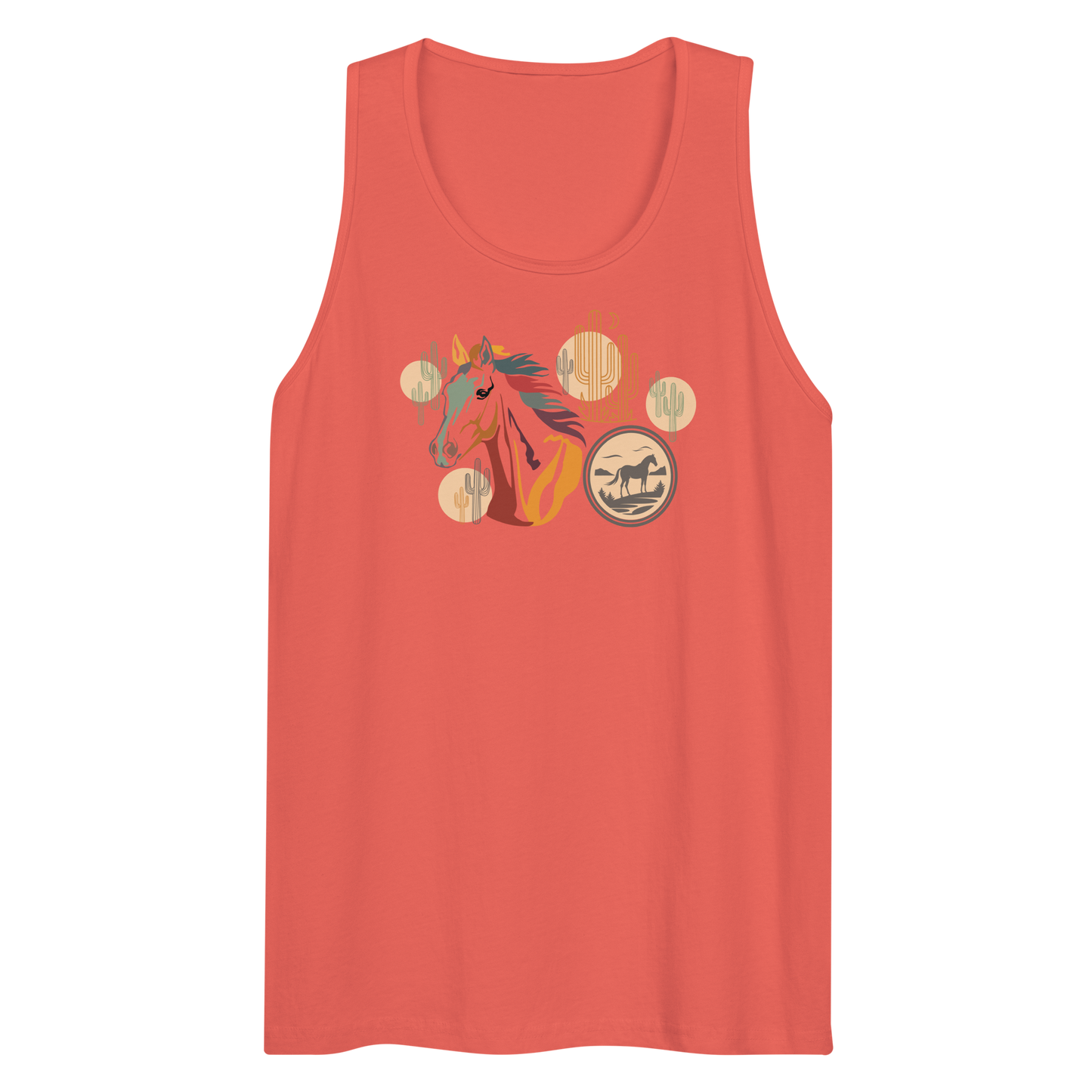 Horse Head - Men's Premium Tank Top | Cotton Heritage