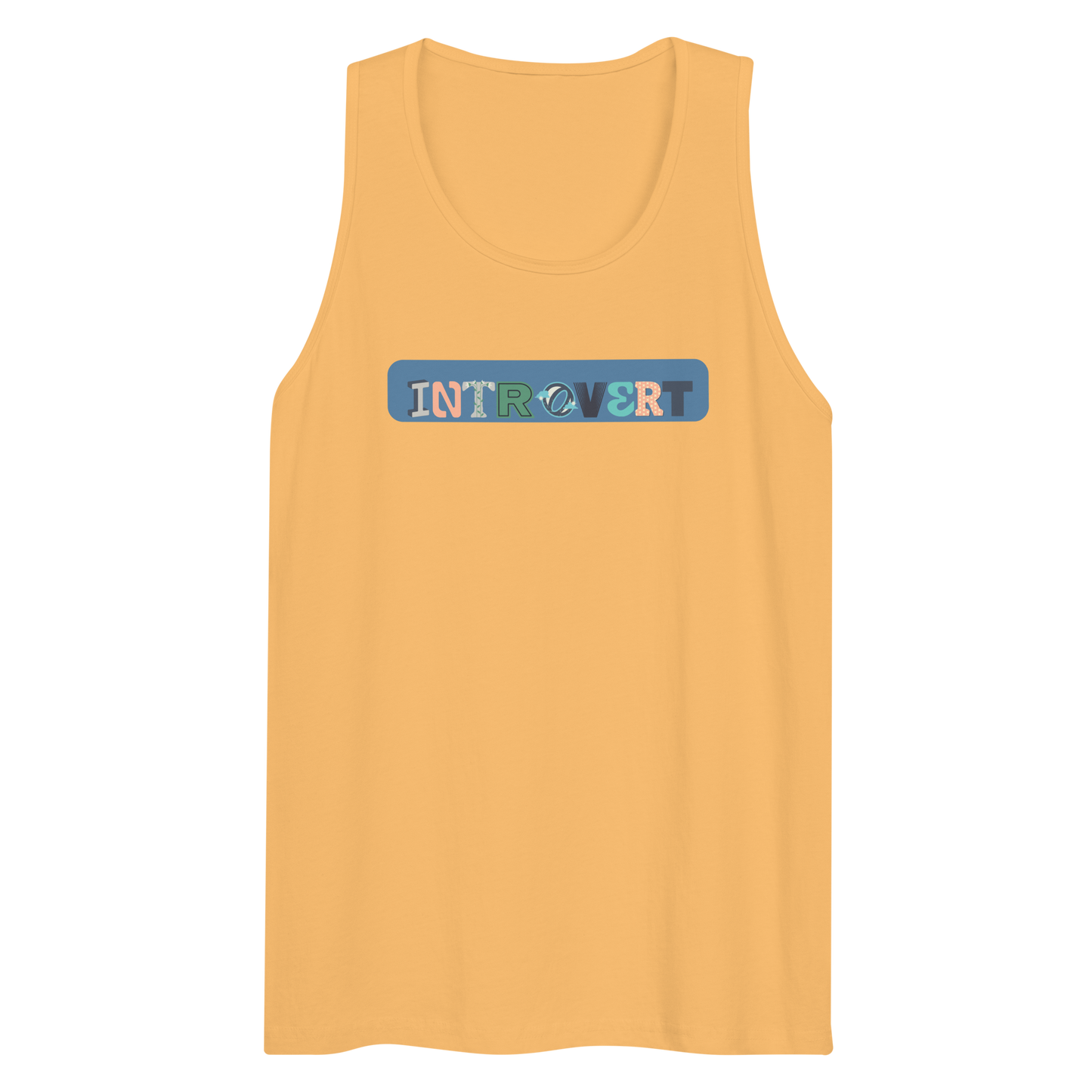 Introvert - Men's Premium Tank Top | Cotton Heritage