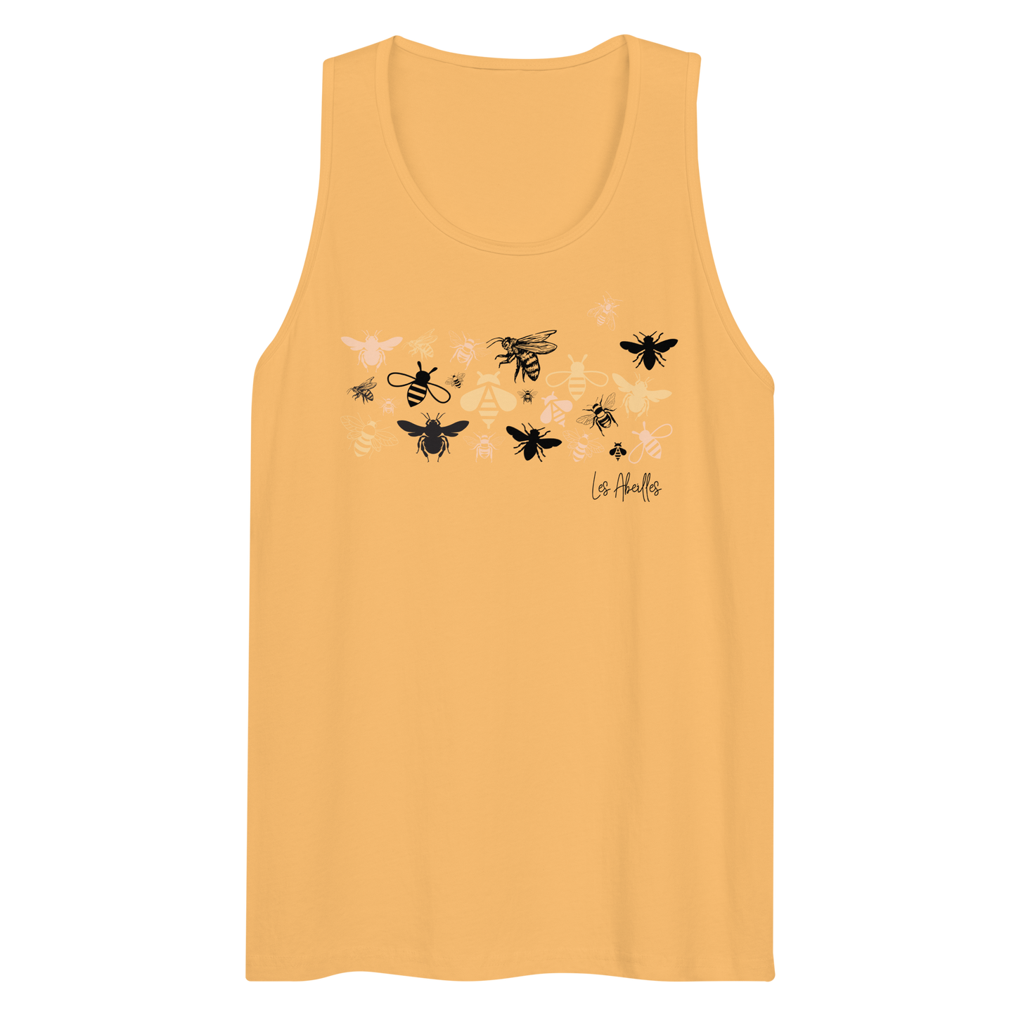 Quelque Chose: Les Abeilles - Men's Premium Tank Top | Cotton Heritage
