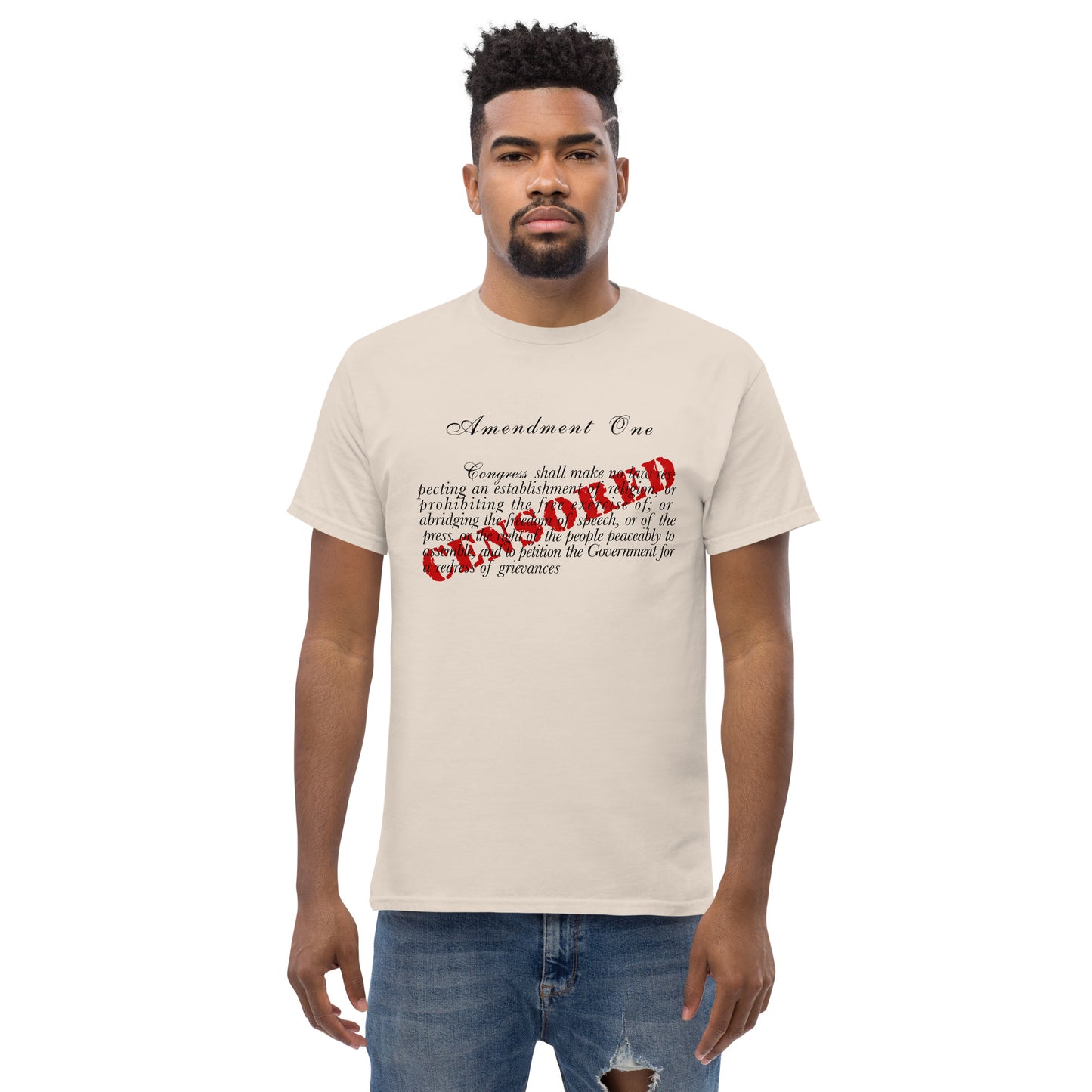Amendment One CENSORED - Unisex Classic Tee | Gildan