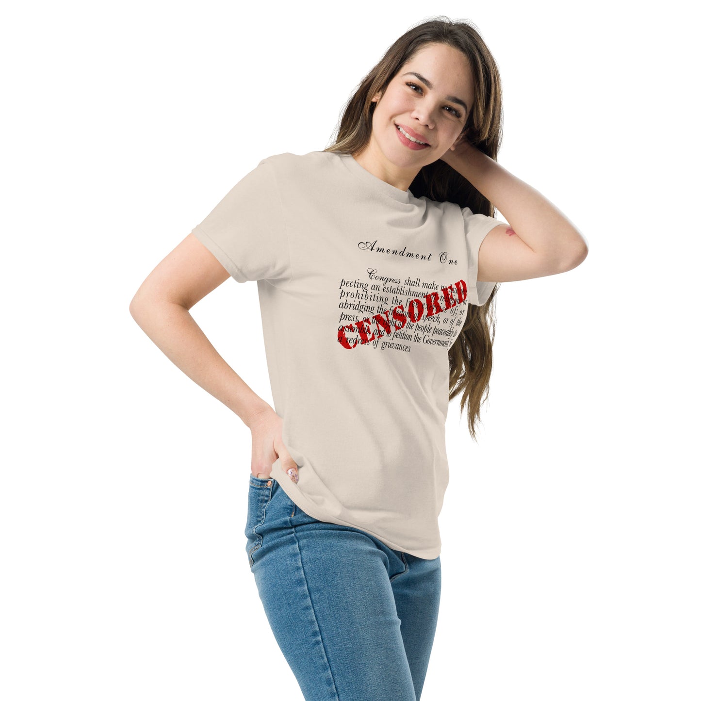 Amendment One CENSORED - Unisex Classic Tee | Gildan