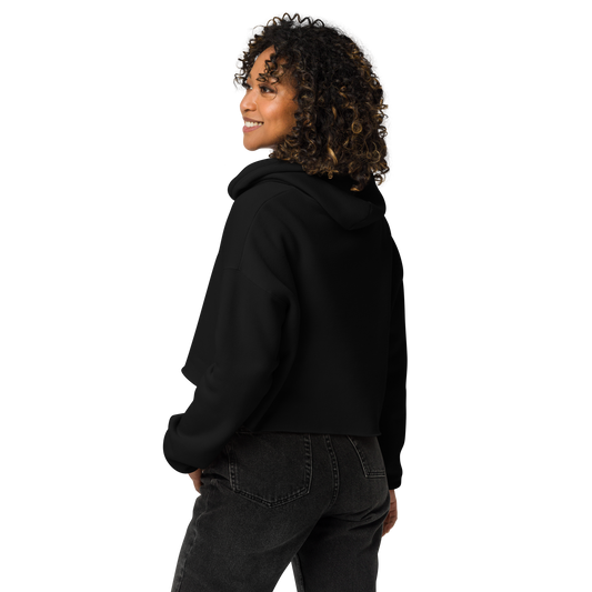 Honky-Tonk Queen Dual Guitars - Women's Cropped Hoodie | Bella + Canvas