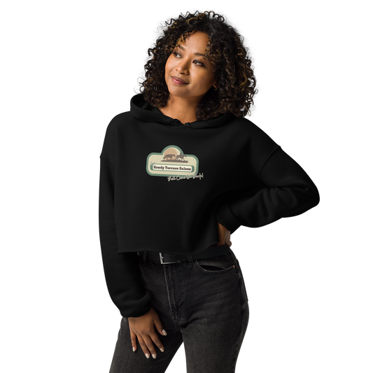 Howdy Terrace Saloon - Women's Cropped Hoodie | Bella + Canvas