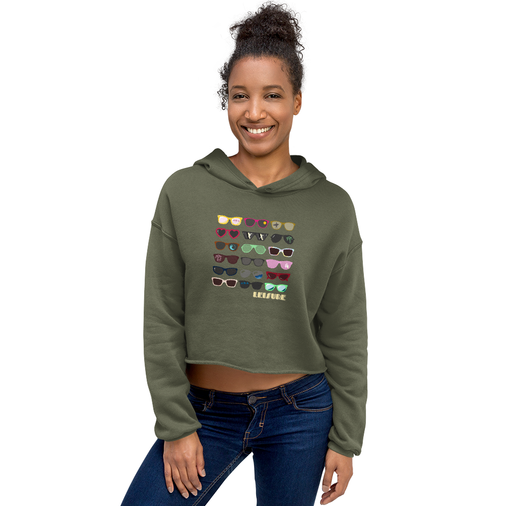 Leisure - Women's Cropped Hoodie | Bella + Canvas