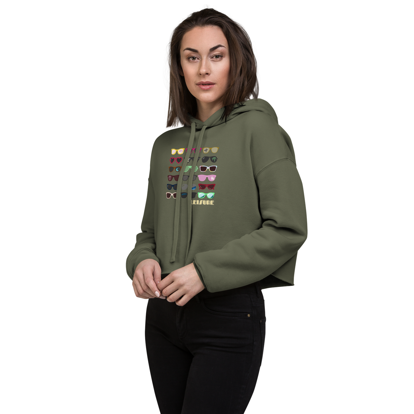 Leisure - Women's Cropped Hoodie | Bella + Canvas