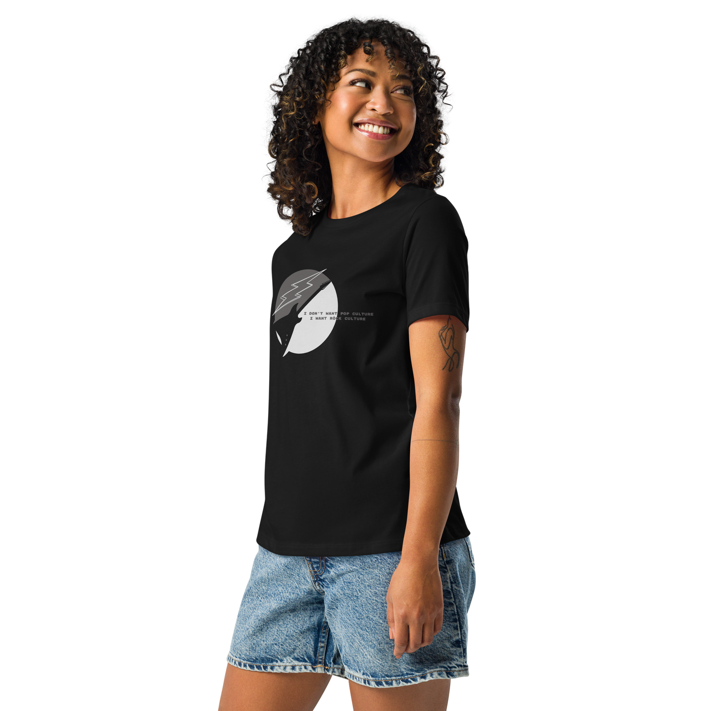 I Want Röck Culture - Women's Relaxed T-Shirt | Bella + Canvas