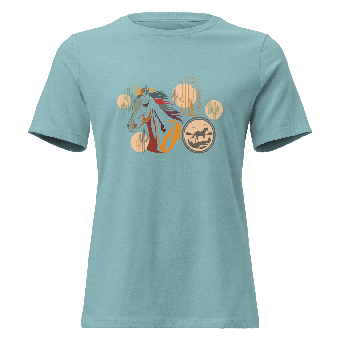 Horse Head - Women's Relaxed T-Shirt | Bella + Canvas