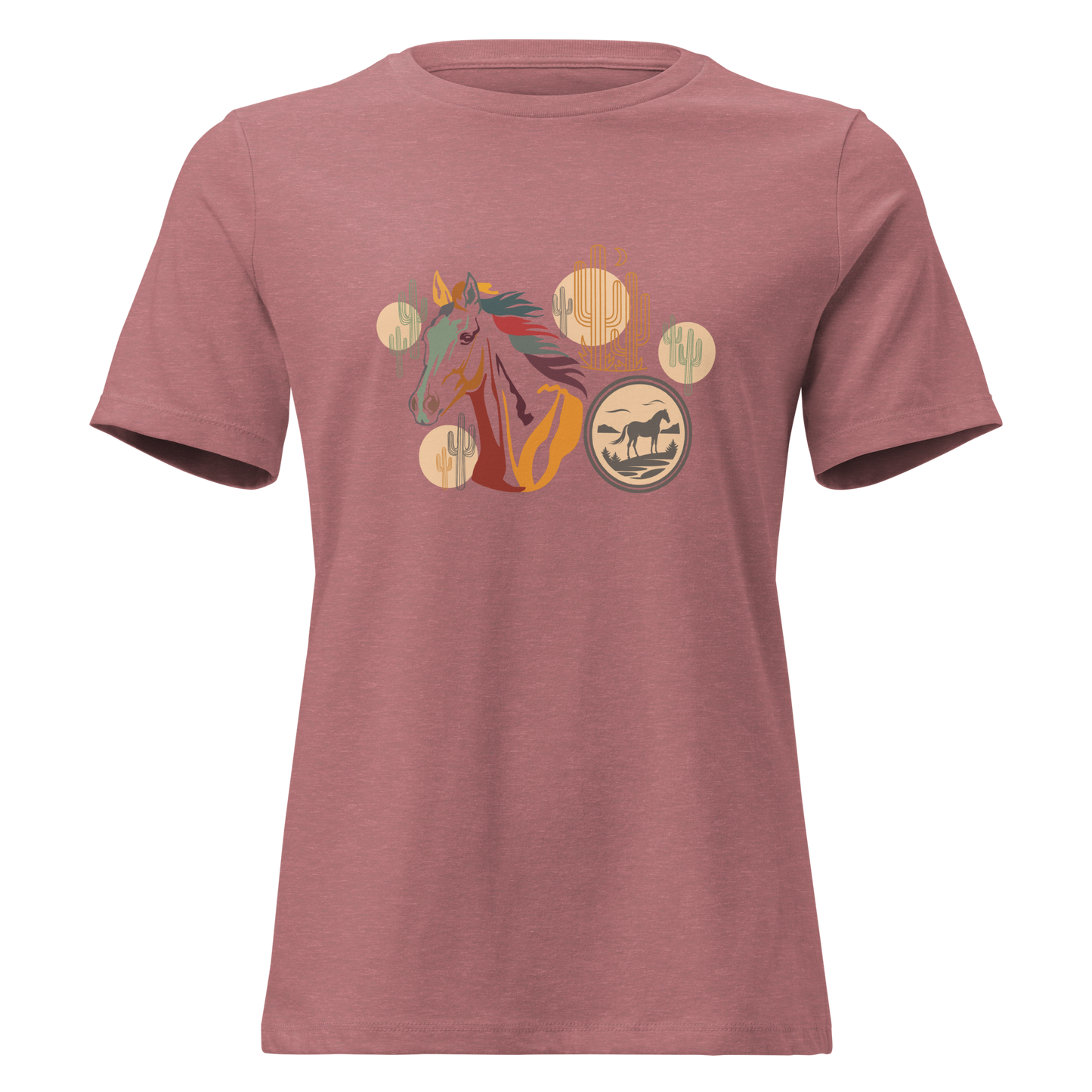 Horse Head - Women's Relaxed T-Shirt | Bella + Canvas