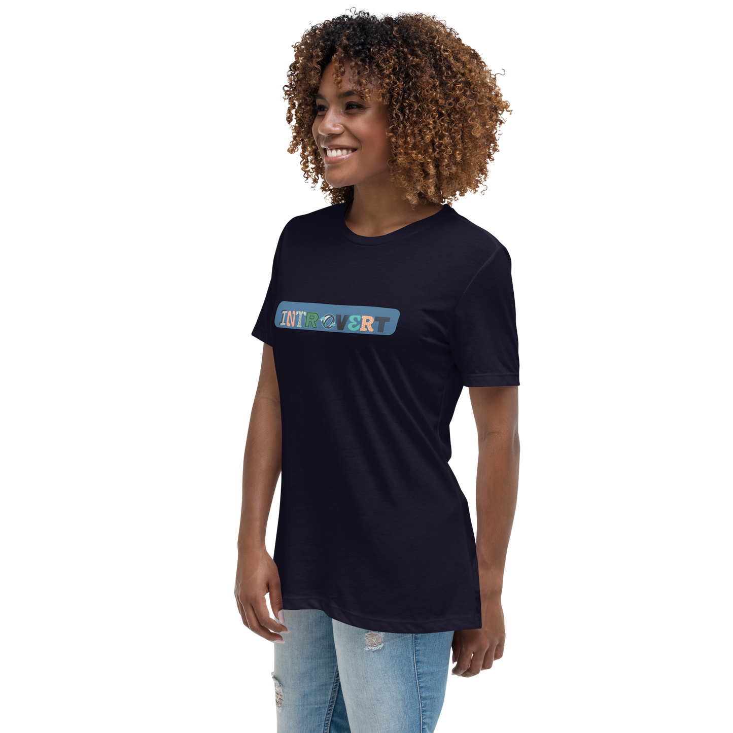 Introvert - Women's Relaxed T-Shirt | Bella + Canvas