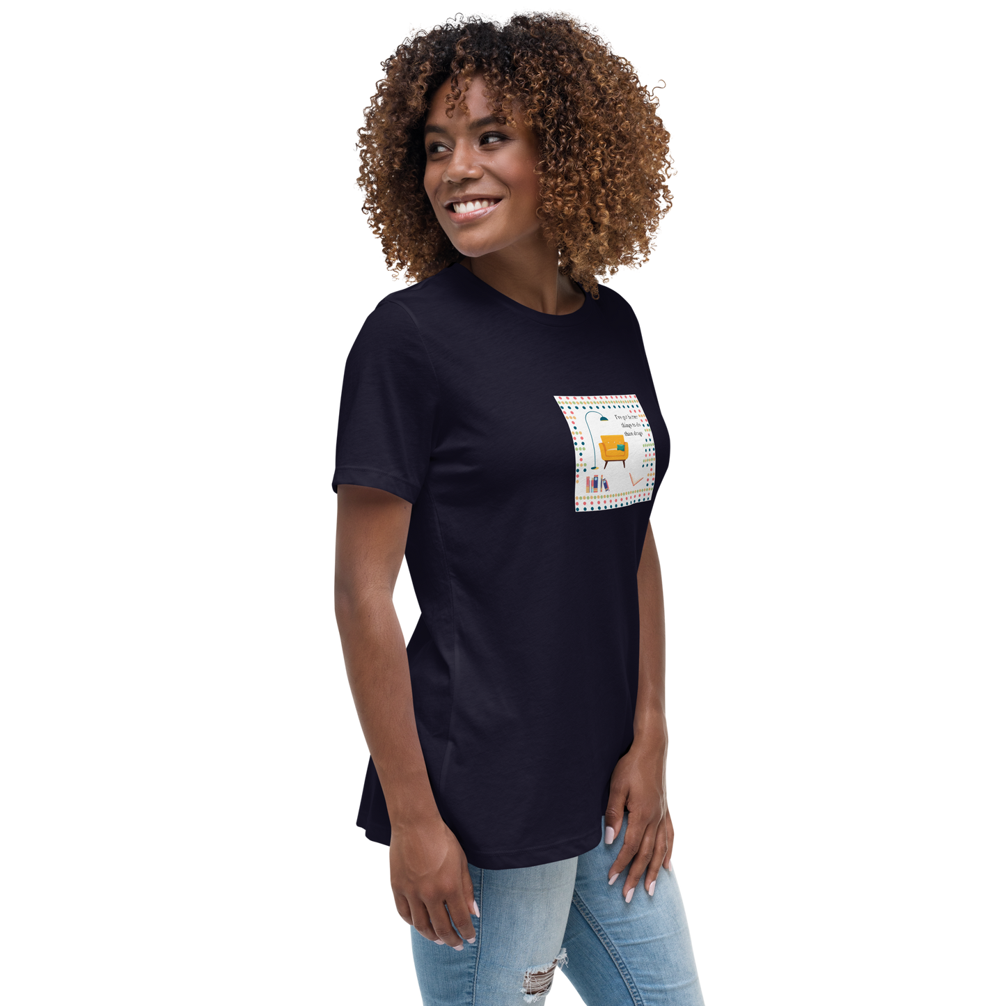 Better Than Drugs: Reading - Women's Relaxed T-Shirt | Bella + Canvas