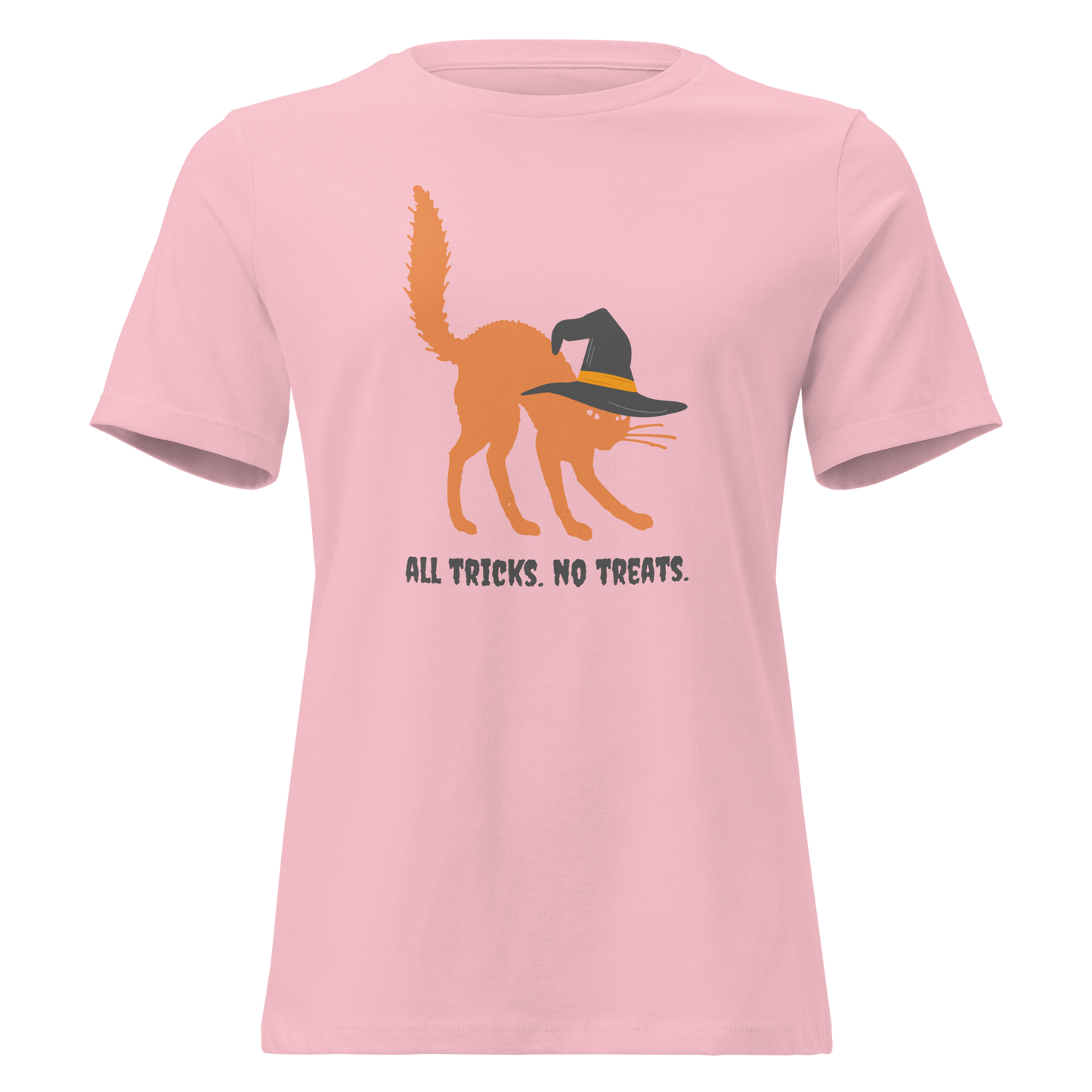All Tricks. No Treats. - Women's Relaxed T-Shirt | Bella + Canvas