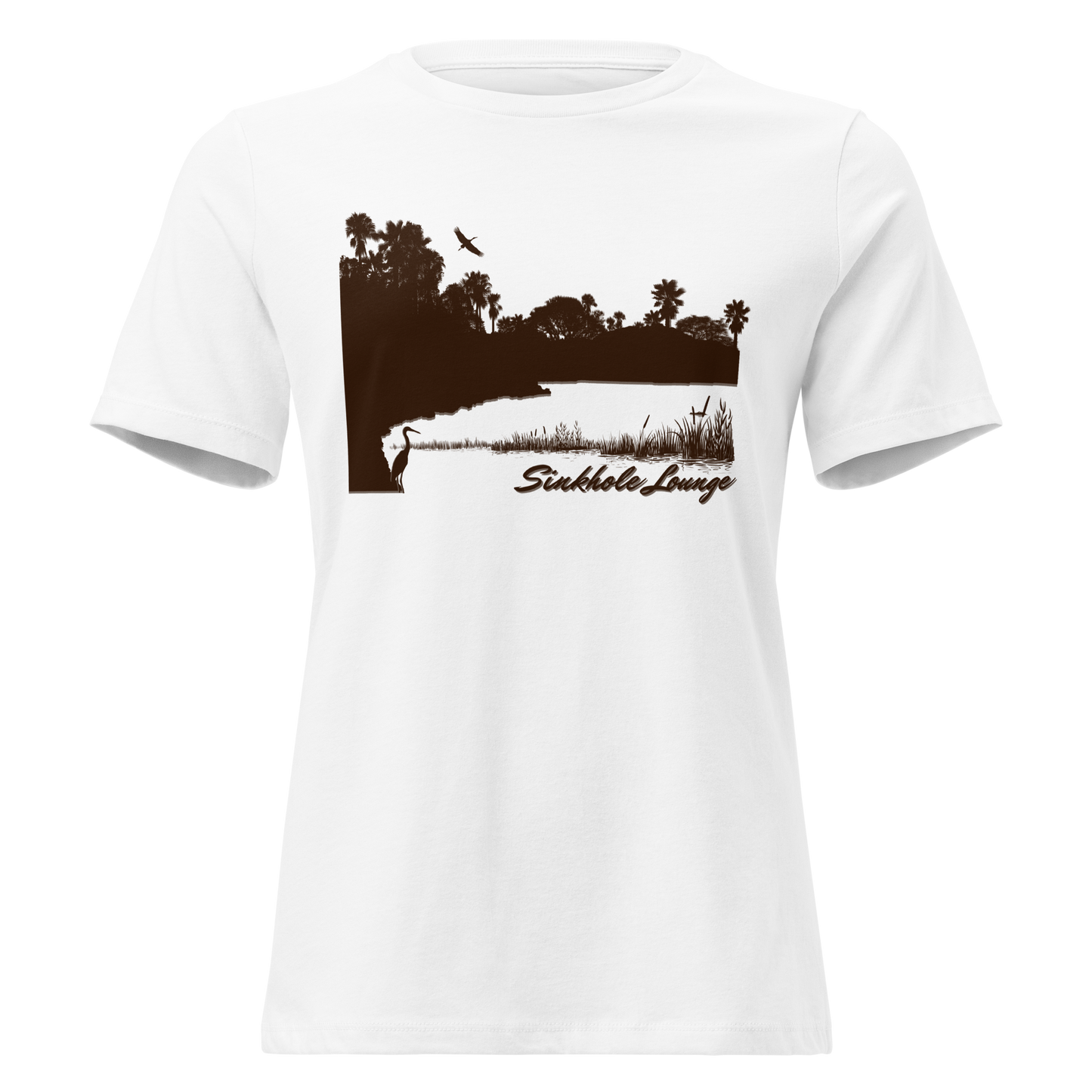 Sinkhole Lounge - Women's Relaxed T-Shirt | Bella + Canvas