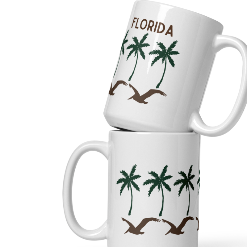 Florida Brown Pelican Palms