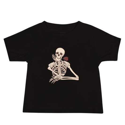 Sending Blood Red Roses - Baby Staple Tee | Bella + Canvas