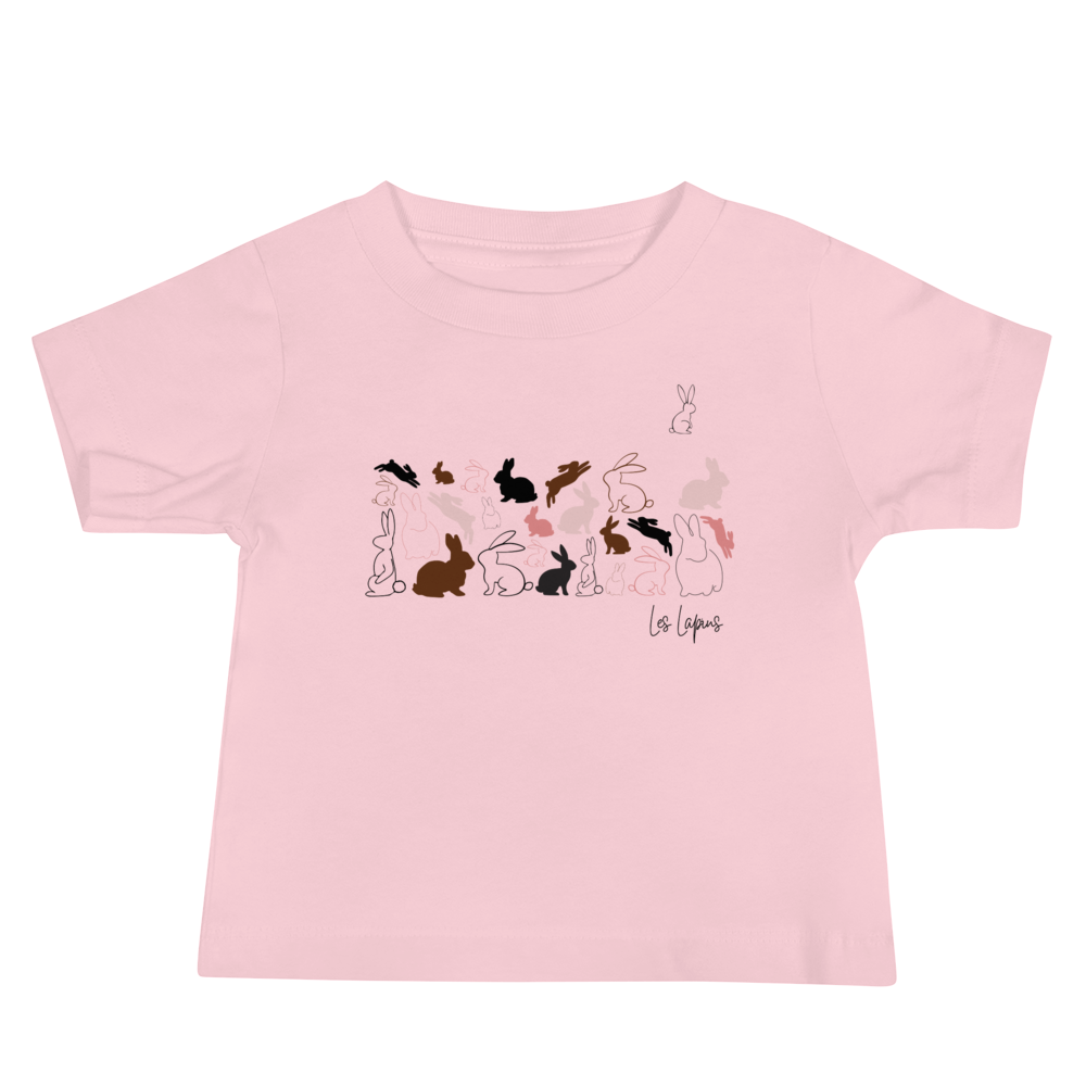 Quelque Chose: Les Lapins - Baby Staple Tee | Bella + Canvas