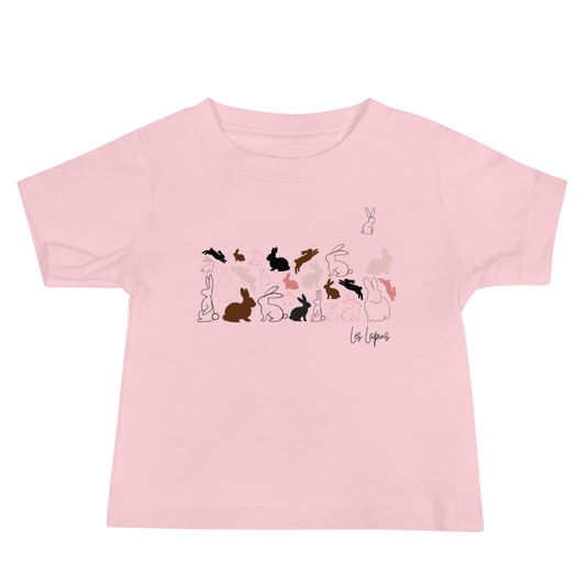 Quelque Chose: Les Lapins - Baby Staple Tee | Bella + Canvas