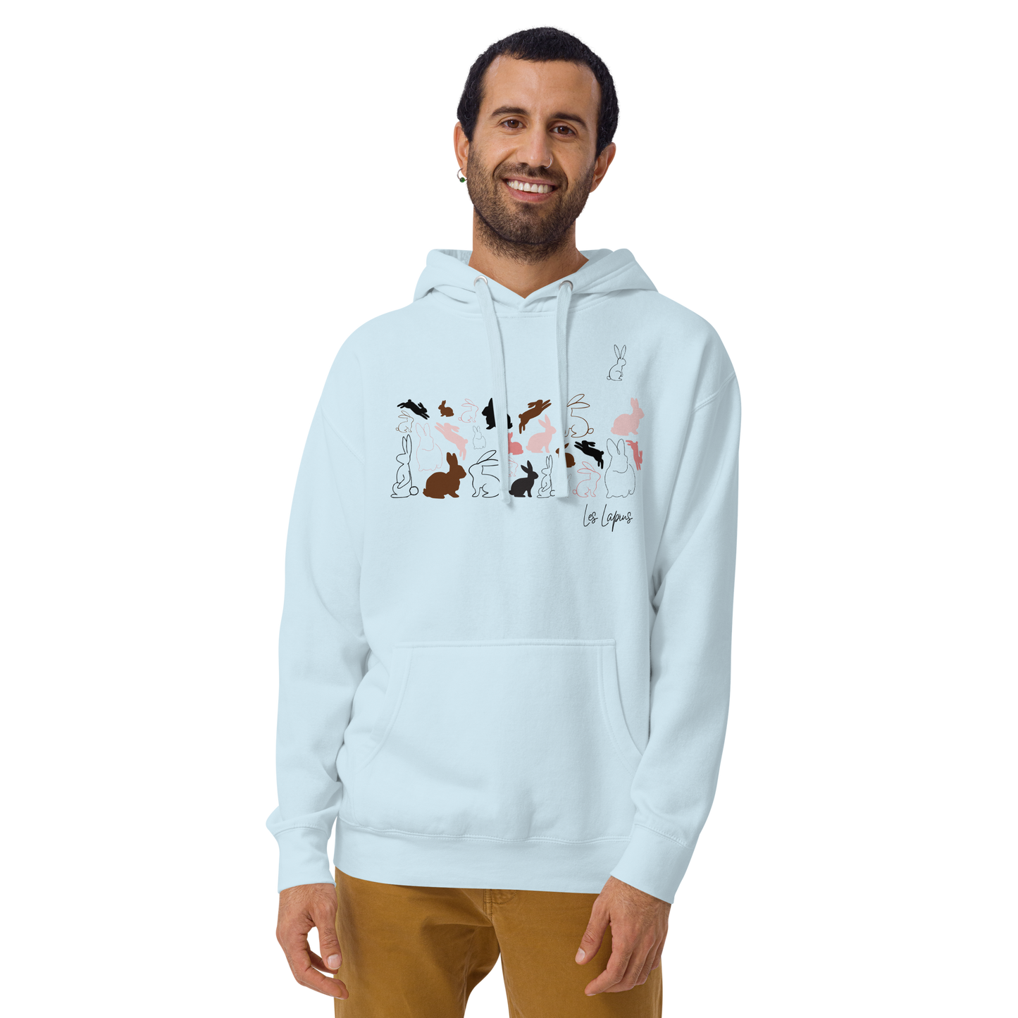 Quelque Chose: Les Lapins - Unisex Premium Hoodie | Cotton Heritage