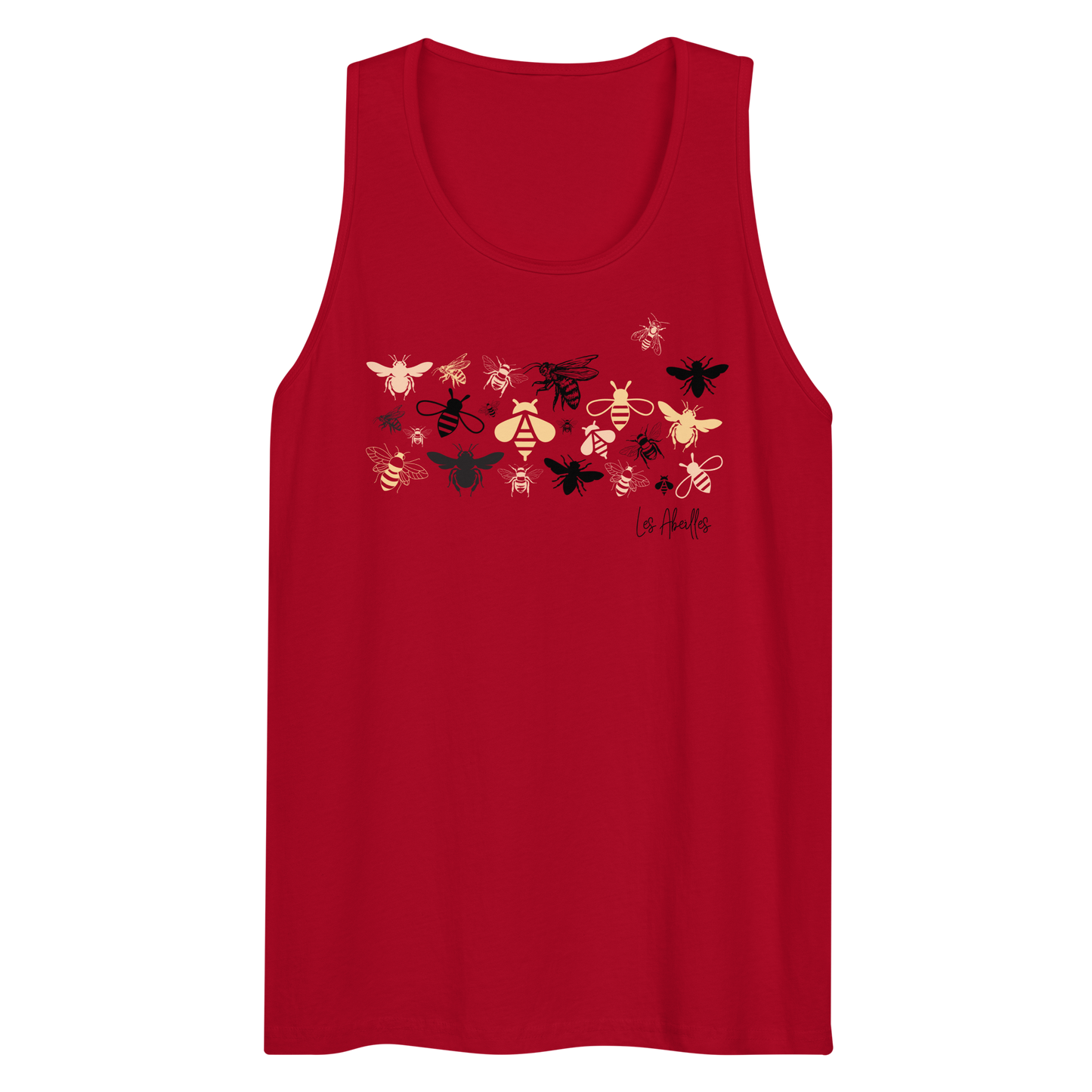 Quelque Chose: Les Abeilles - Men's Premium Tank Top | Cotton Heritage