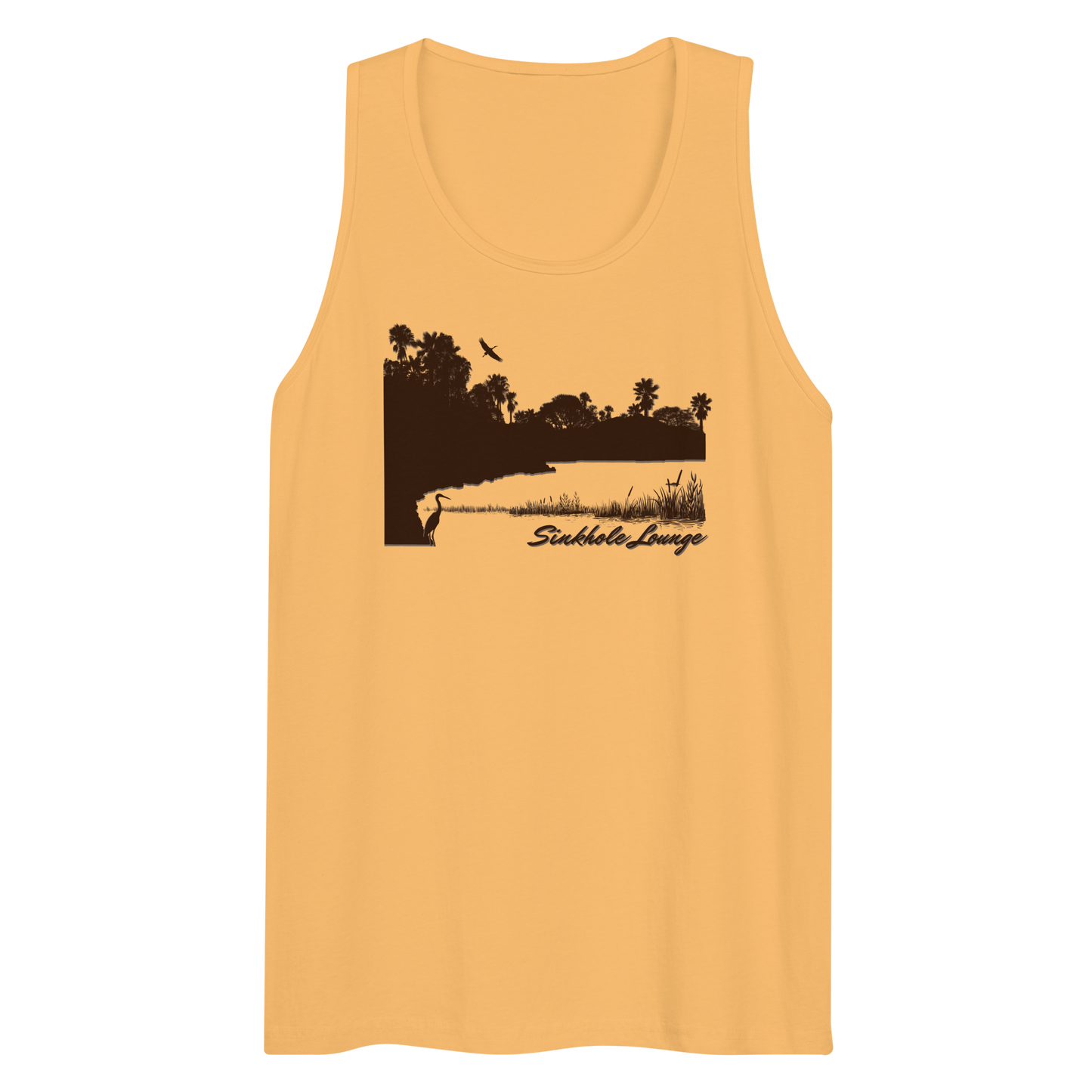 Sinkhole Lounge - Men's Premium Tank Top | Cotton Heritage