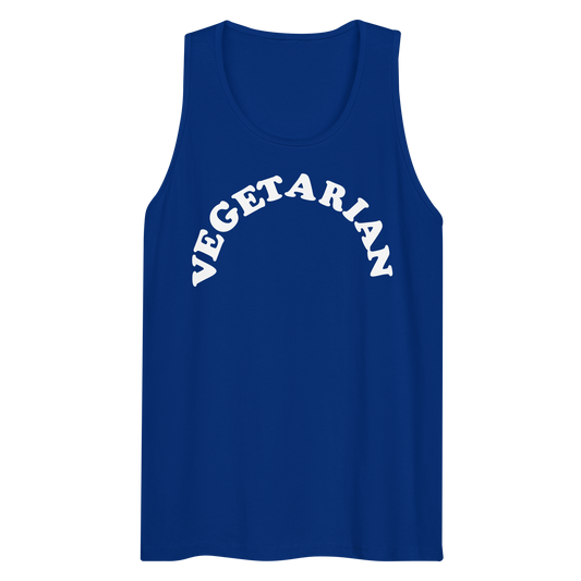 Vegetarian - Men's Premium Tank Top | Cotton Heritage
