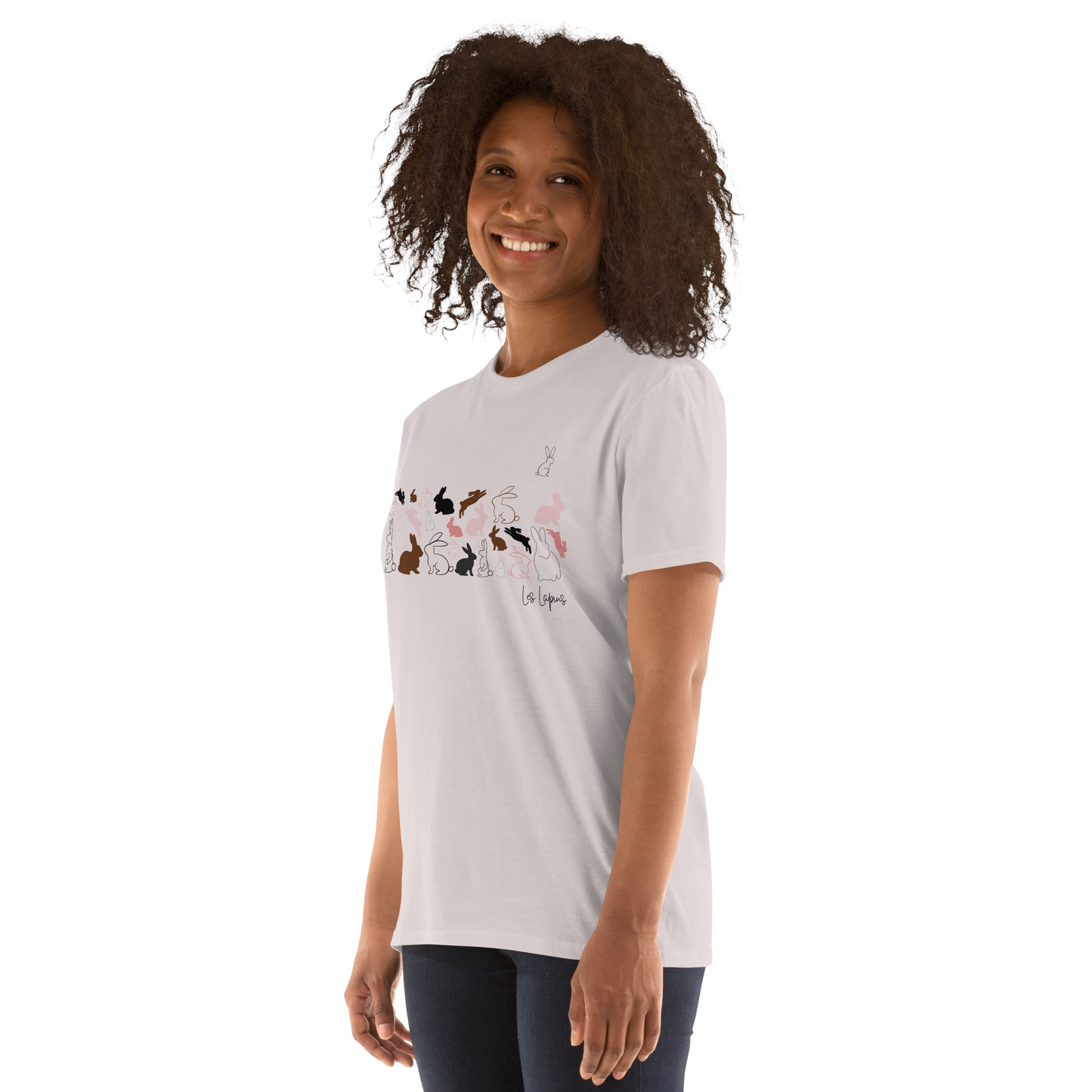 Quelque Chose: Les Lapins - Unisex Basic Softstyle T-Shirt | Gildan