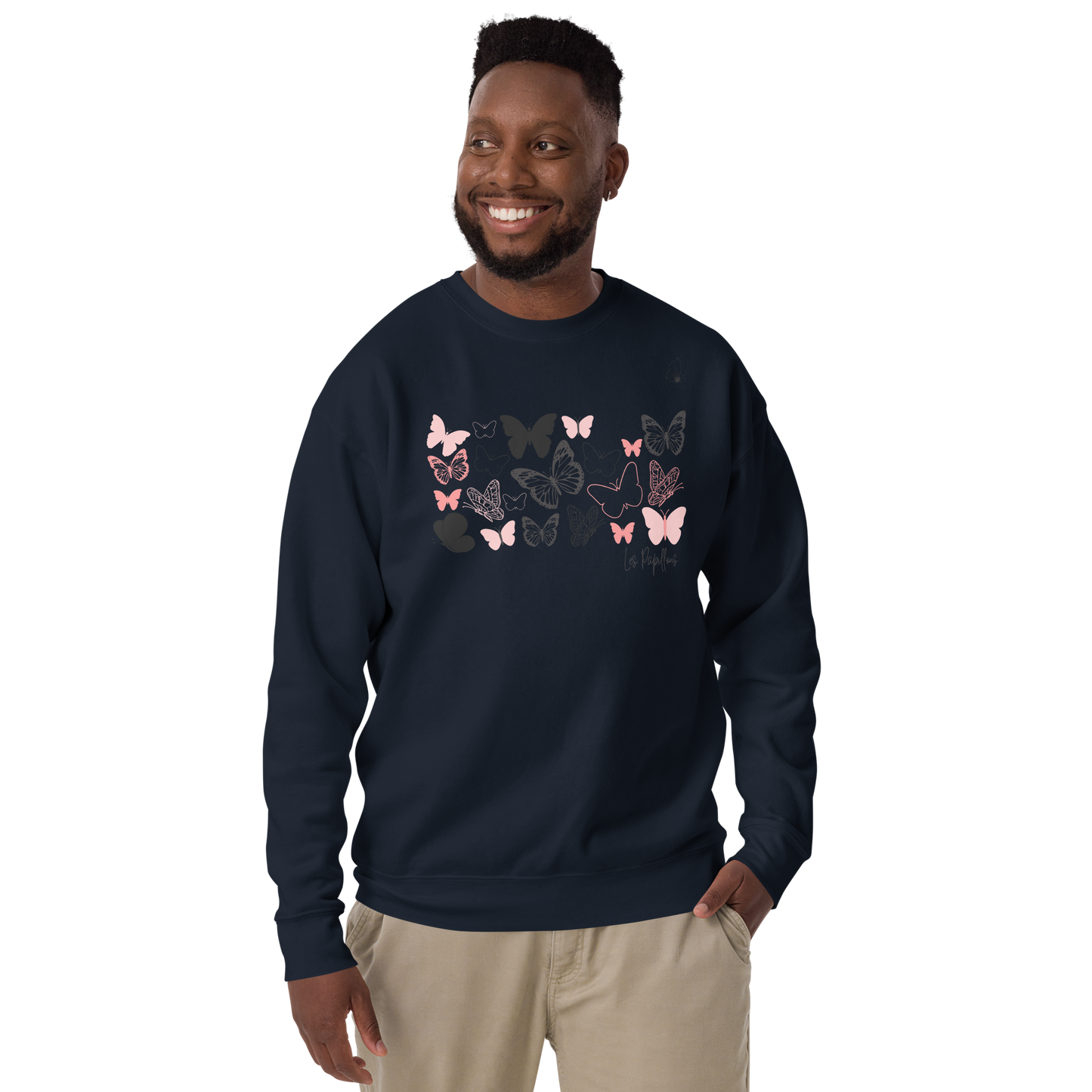 Quelque Chose: Les Papillons - Unisex Premium Sweatshirt | Cotton Heritage