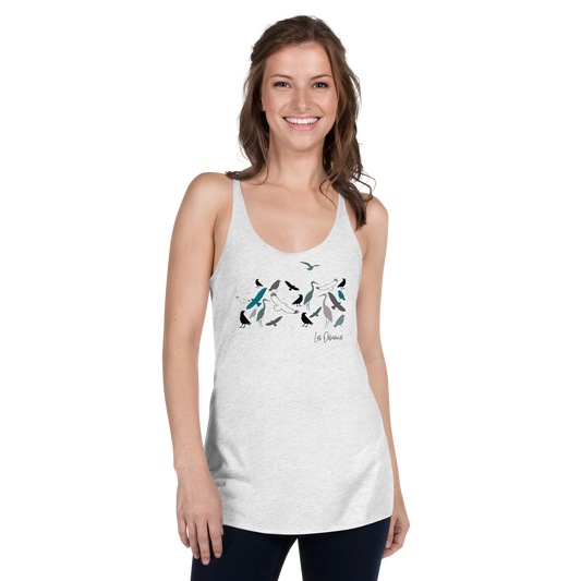 Quelque Chose: Les Oiseaux - Women's Racerback Tank Top | Next Level