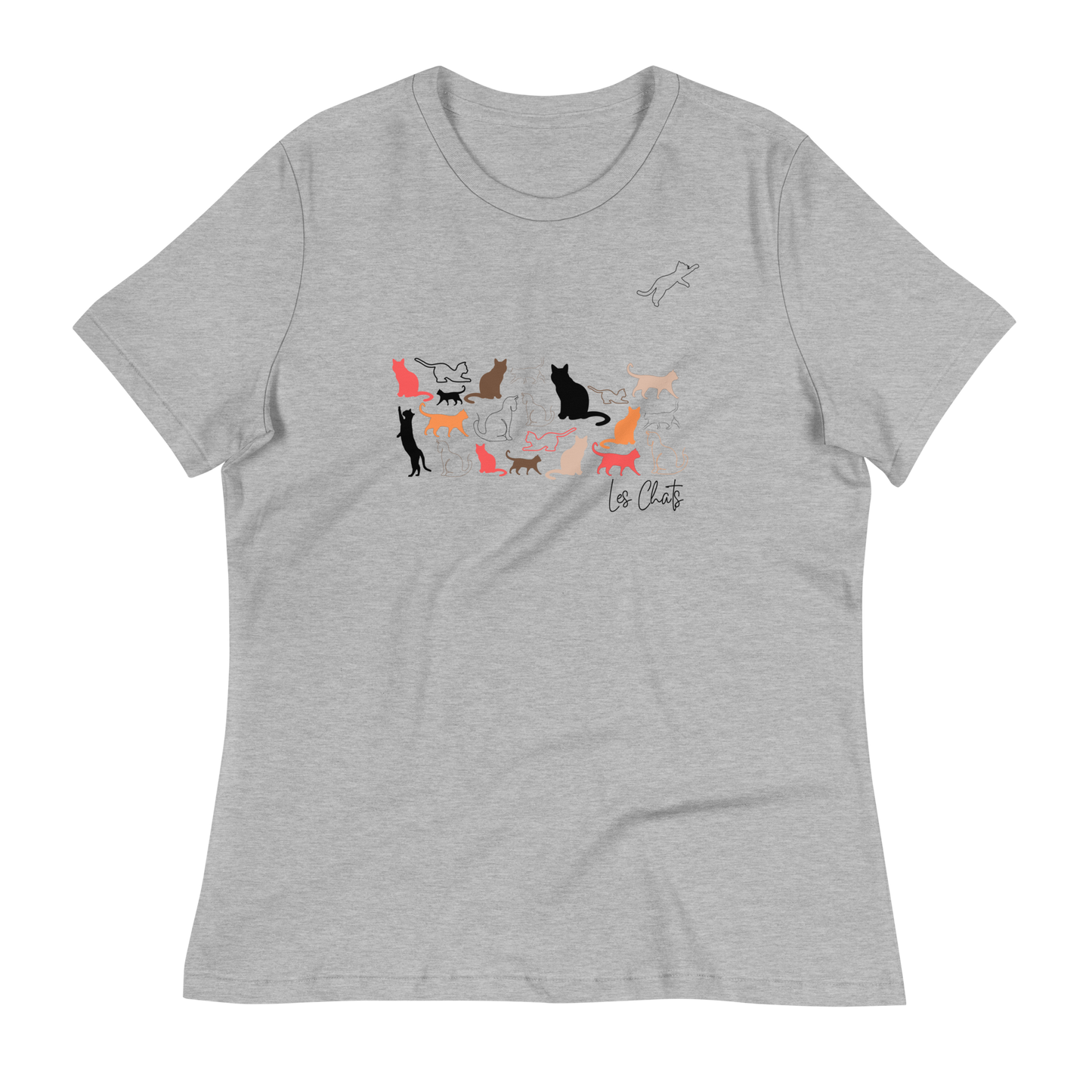 Quelque Chose: Les Chats - Women's Relaxed T-Shirt | Bella + Canvas