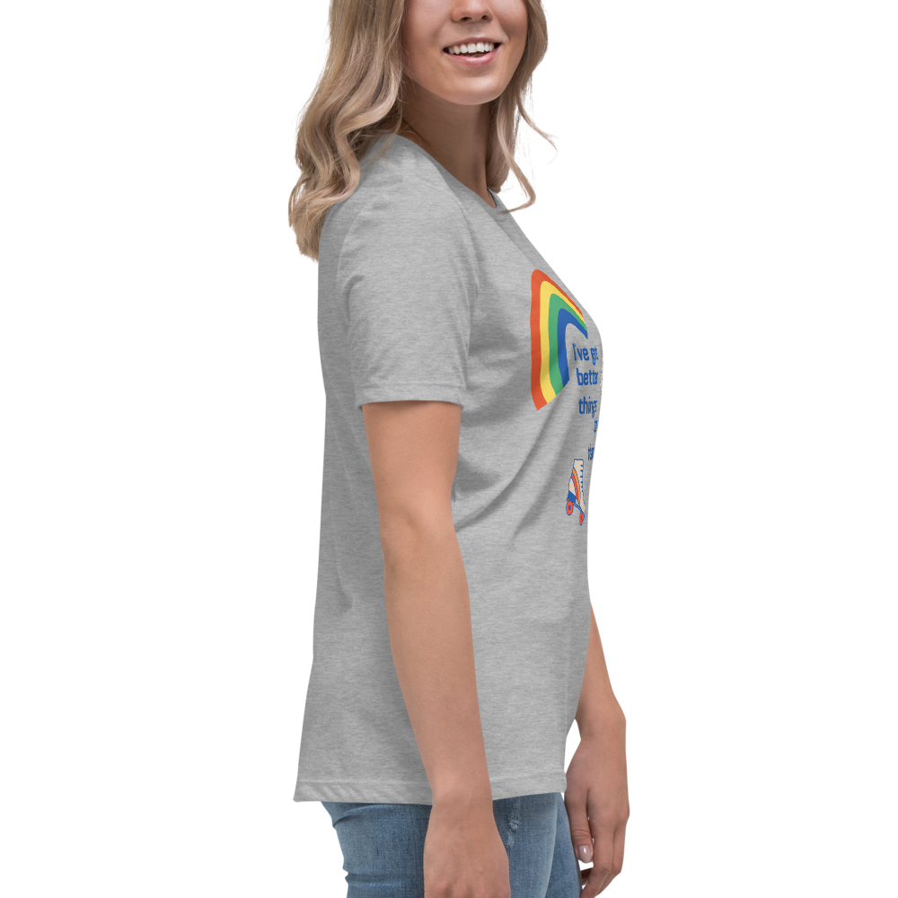 Better Than Drugs: Roller Skating - Women's Relaxed T-Shirt | Bella + Canvas