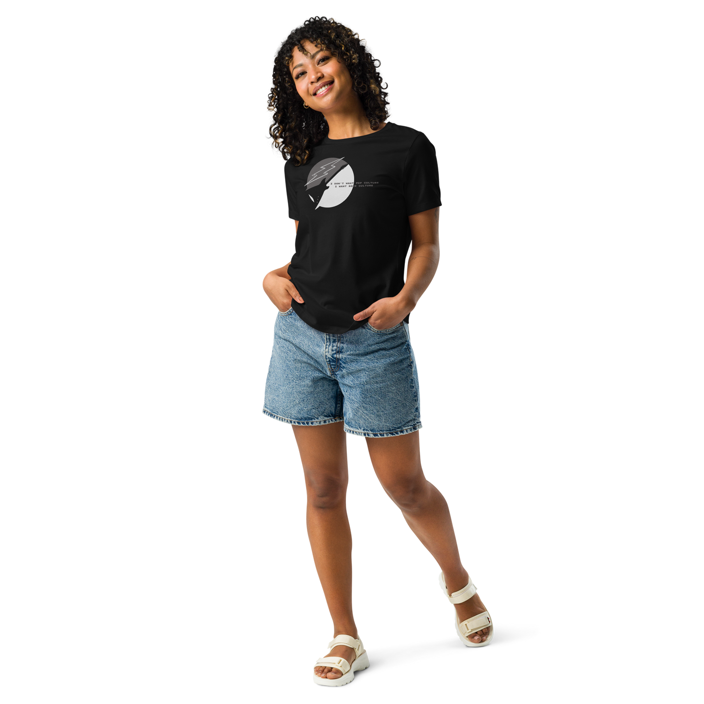 I Want Röck Culture - Women's Relaxed T-Shirt | Bella + Canvas