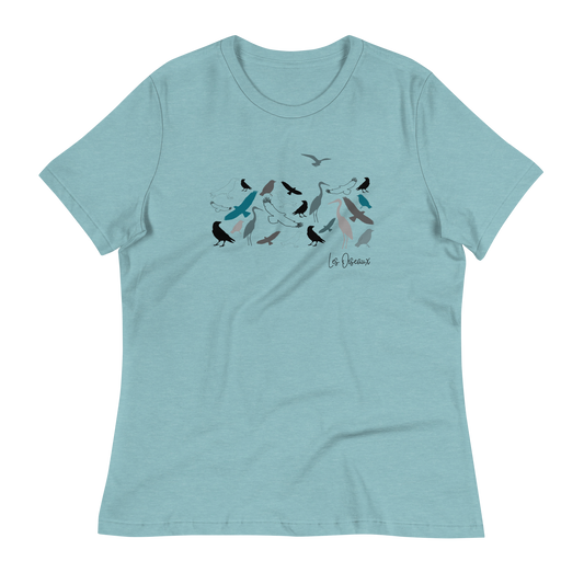 Quelque Chose: Les Oiseaux - Women's Relaxed T-Shirt | Bella + Canvas