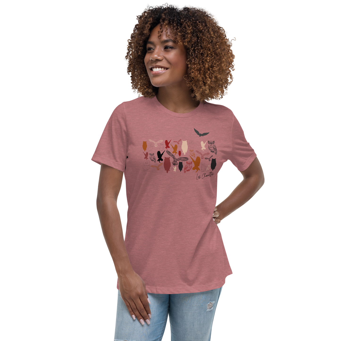 Quelque Chose: Les Chouettes - Women's Relaxed T-Shirt | Bella + Canvas
