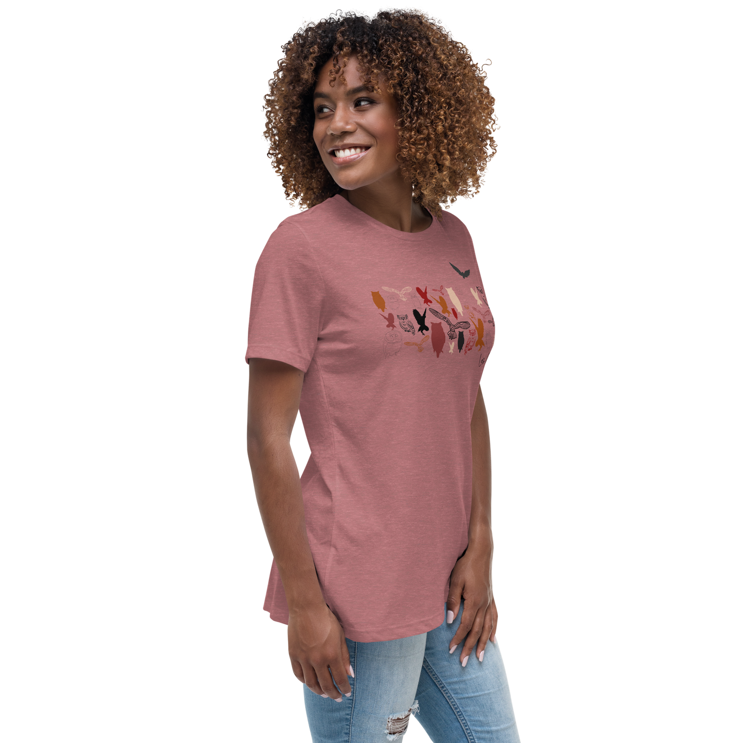 Quelque Chose: Les Chouettes - Women's Relaxed T-Shirt | Bella + Canvas