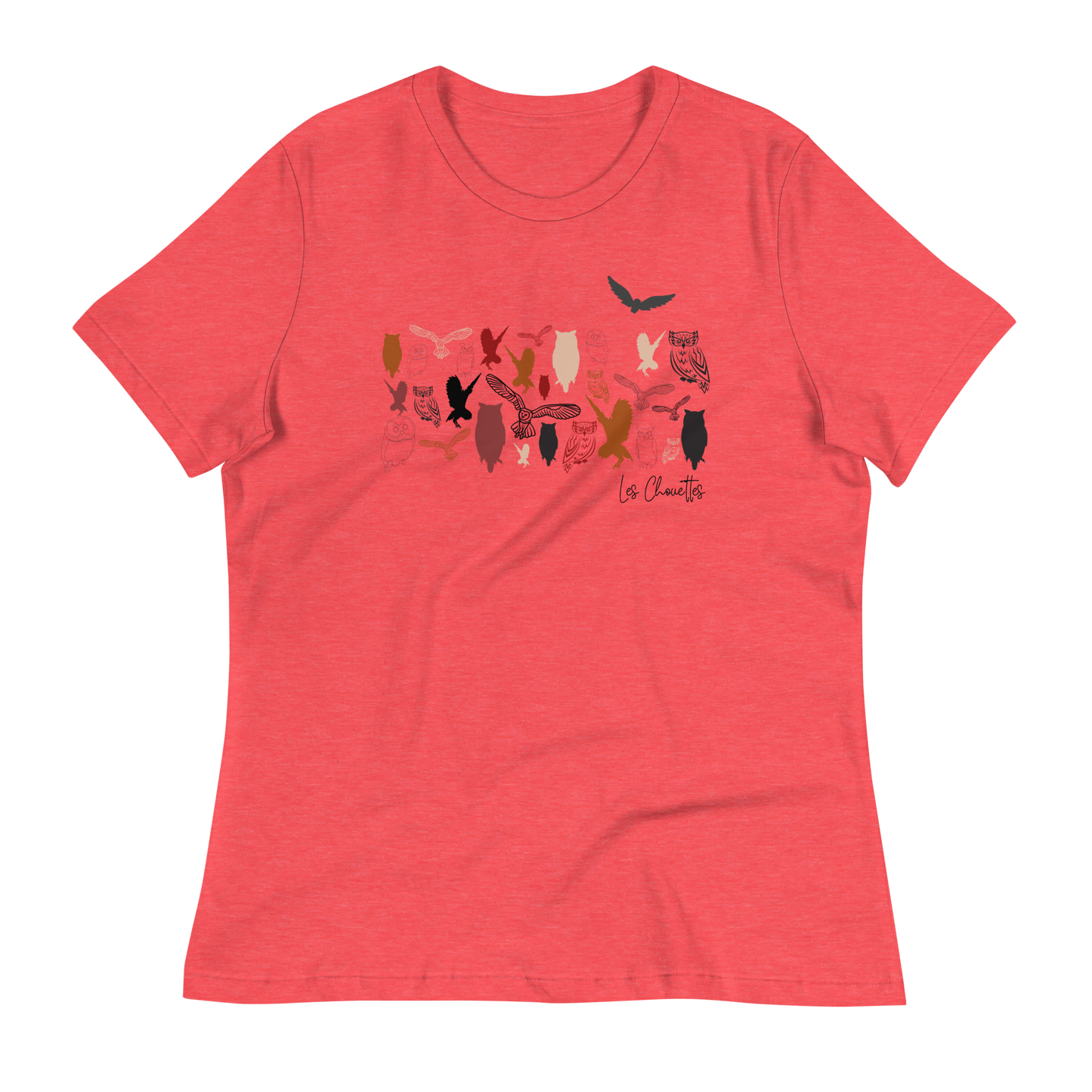Quelque Chose: Les Chouettes - Women's Relaxed T-Shirt | Bella + Canvas