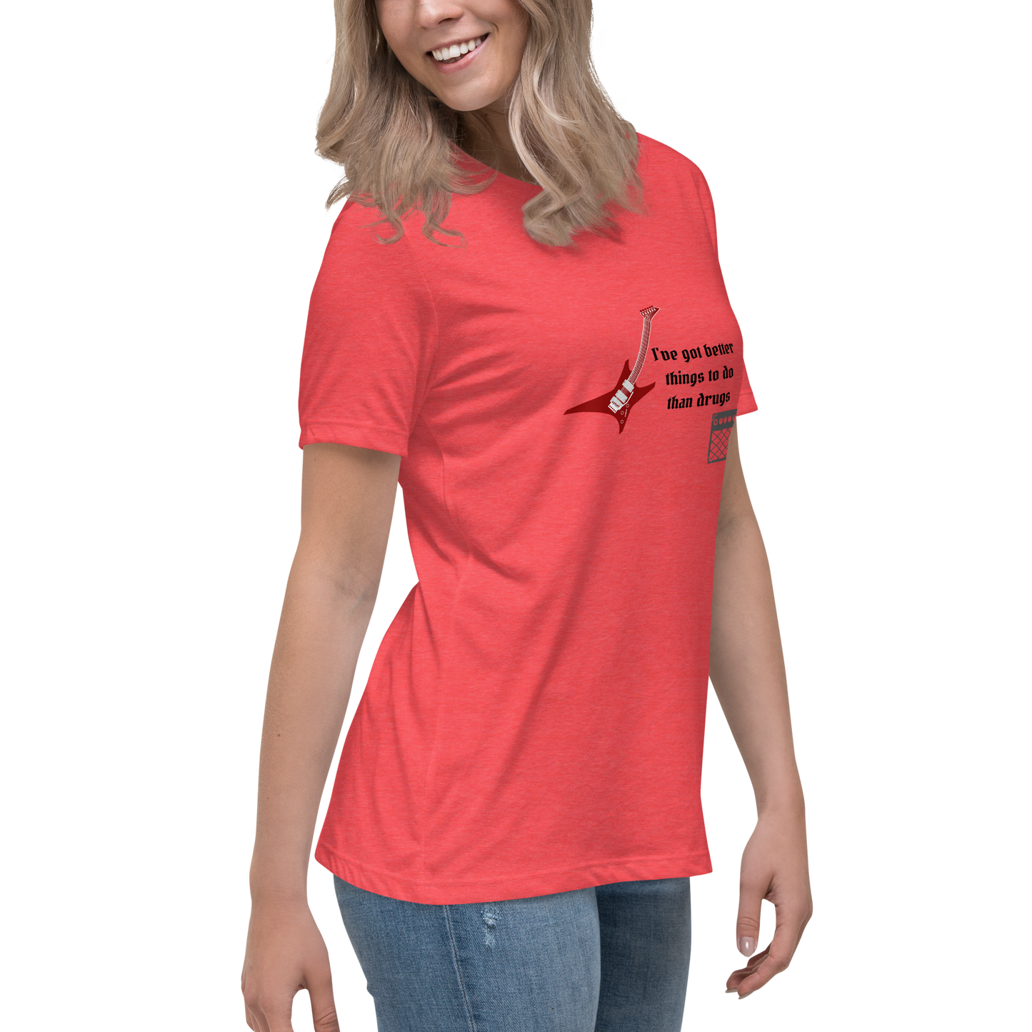 Better Than Drugs: Guitar Axe - Women's Relaxed T-Shirt | Bella + Canvas