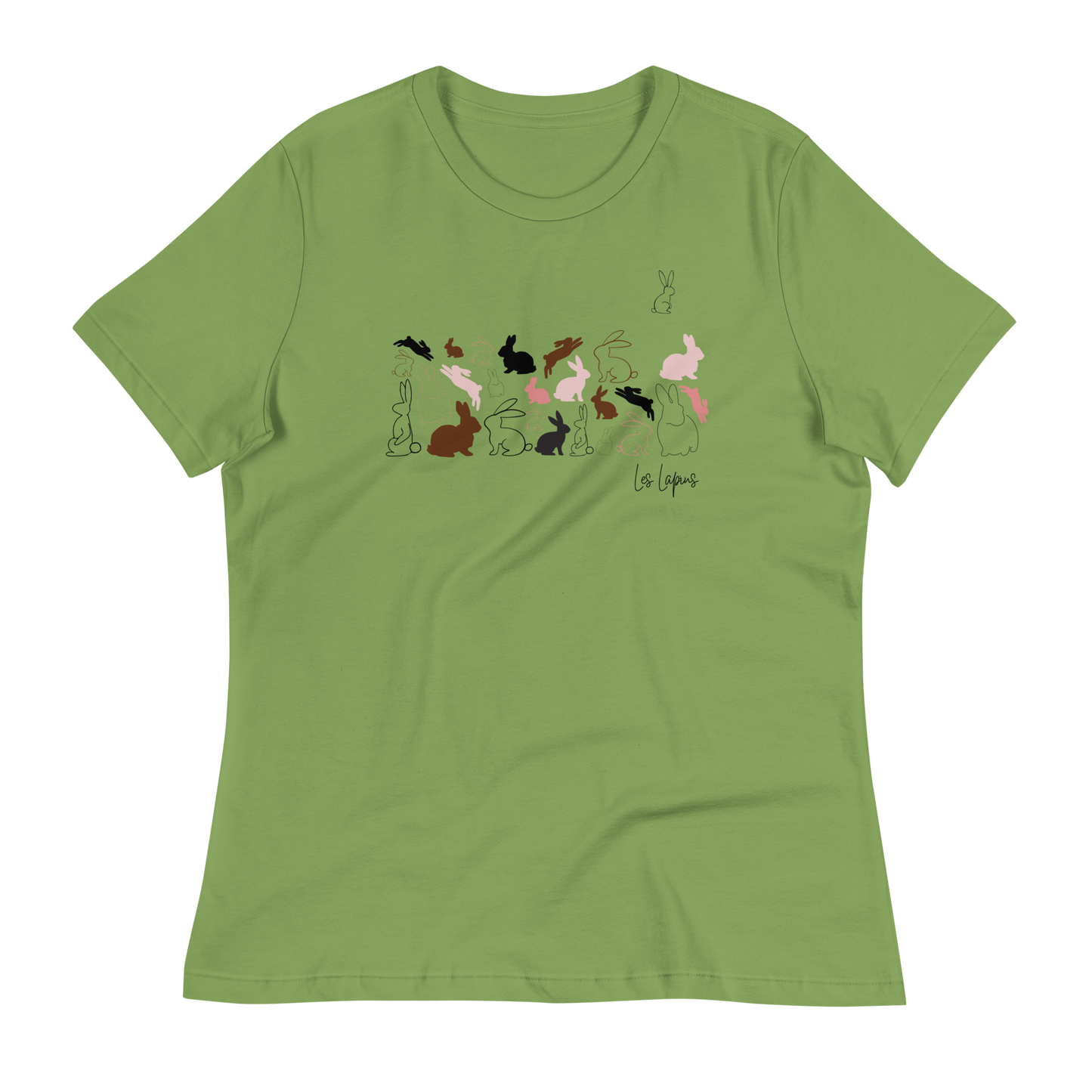Quelque Chose: Les Lapins - Women's Relaxed T-Shirt | Bella + Canvas