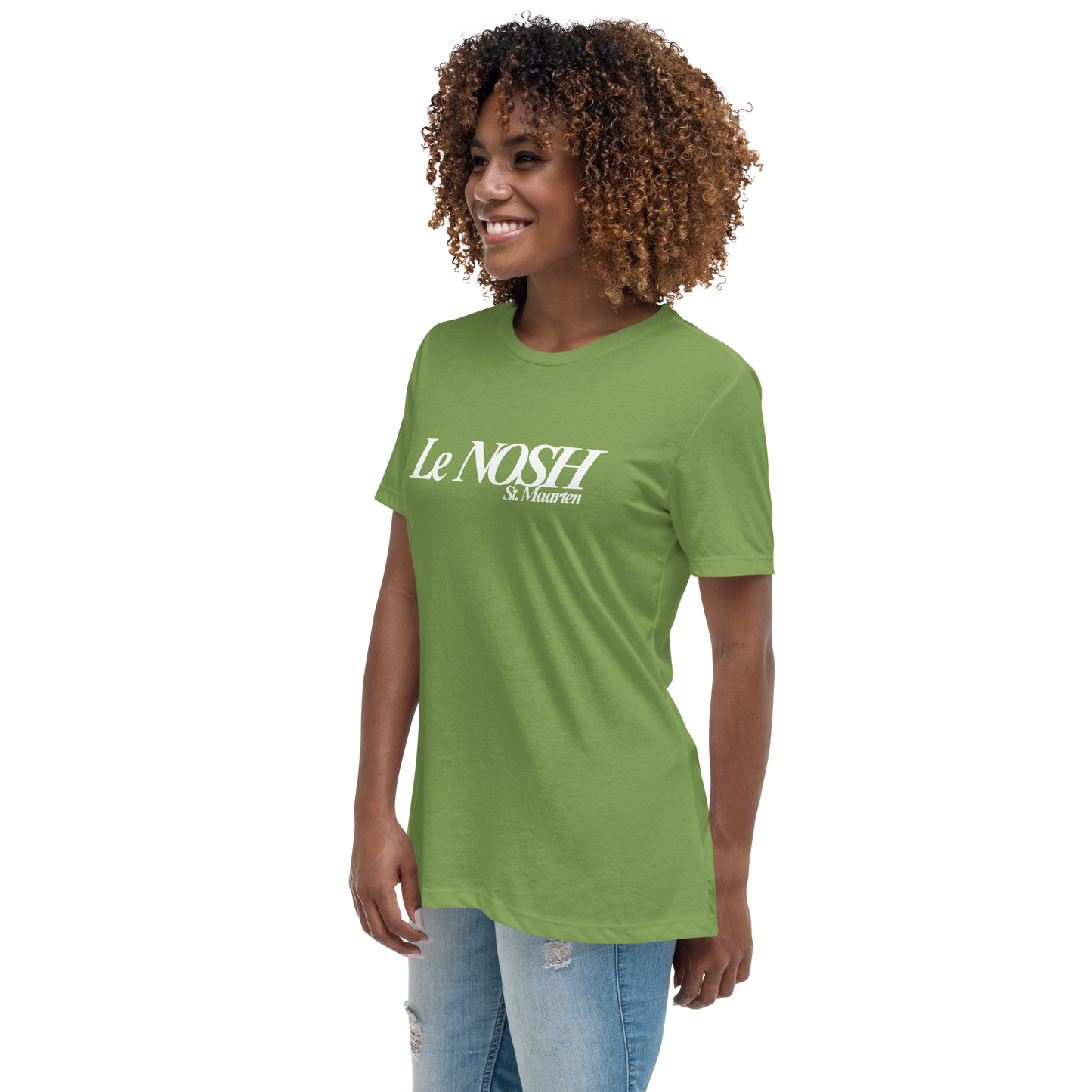 Le NOSH St. Maarten - Women's Relaxed T-Shirt | Bella + Canvas