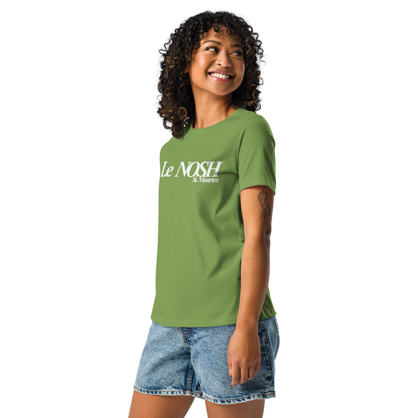 Le NOSH St. Maarten - Women's Relaxed T-Shirt | Bella + Canvas