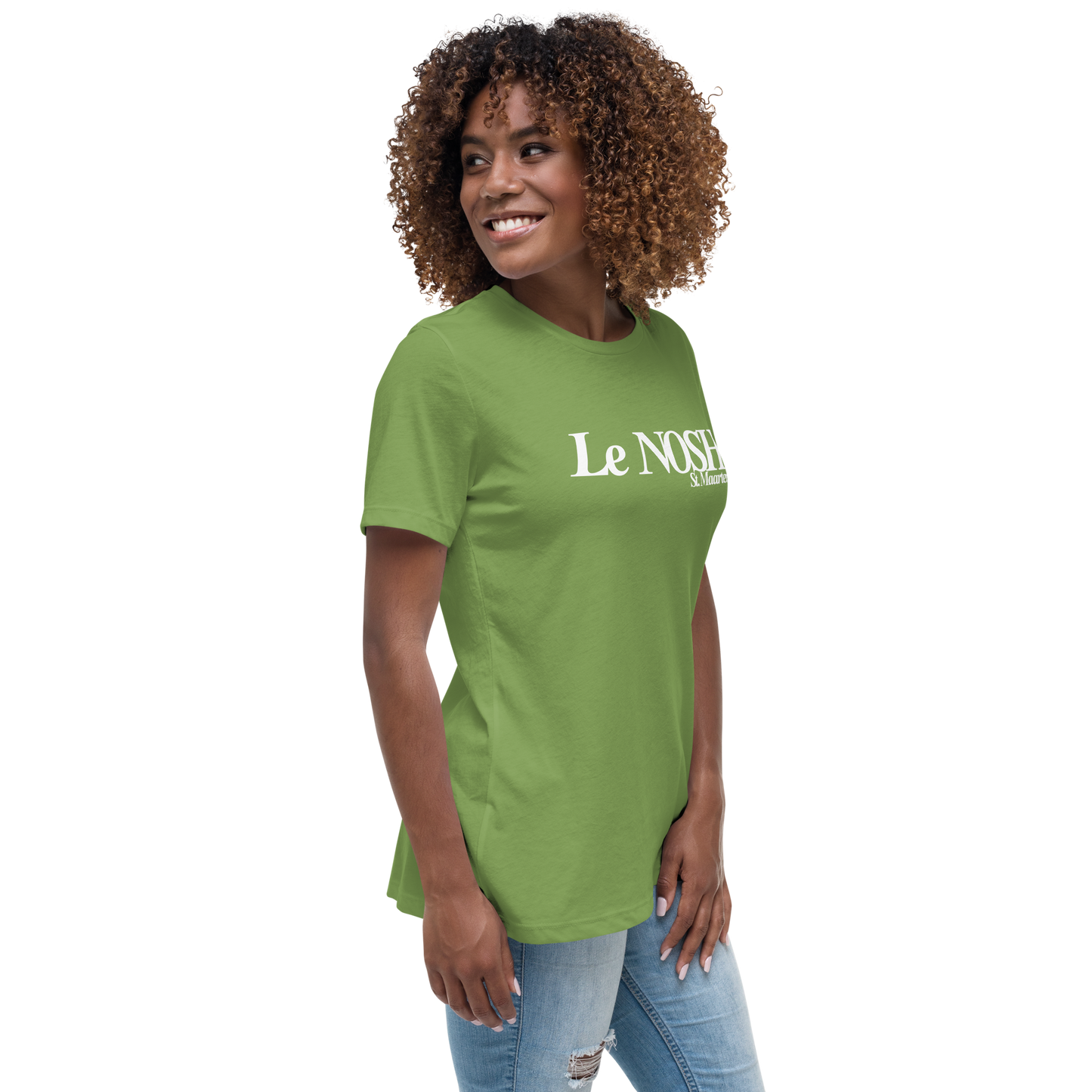 Le NOSH St. Maarten - Women's Relaxed T-Shirt | Bella + Canvas
